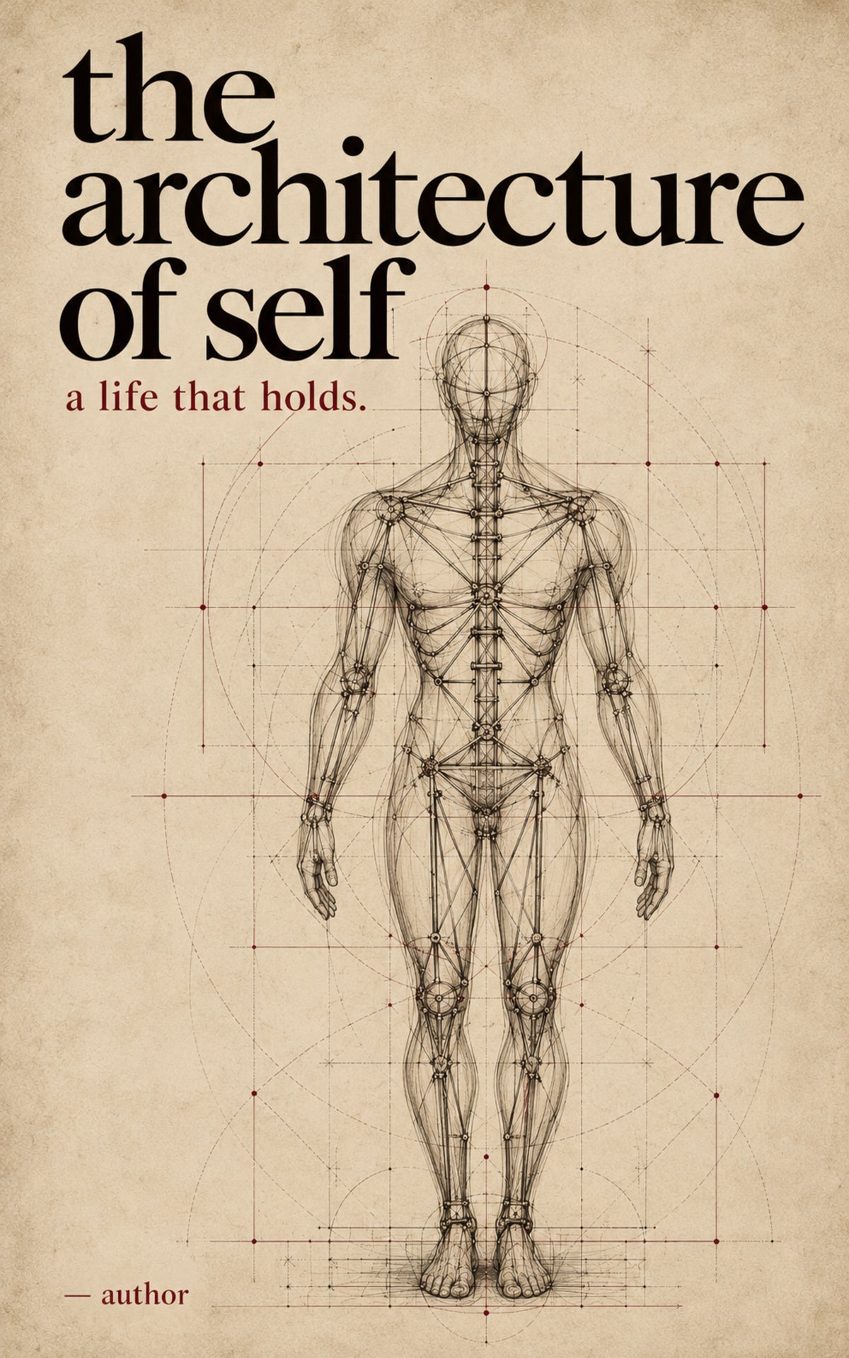 the architecture of self ebook cover, a structural human blueprint