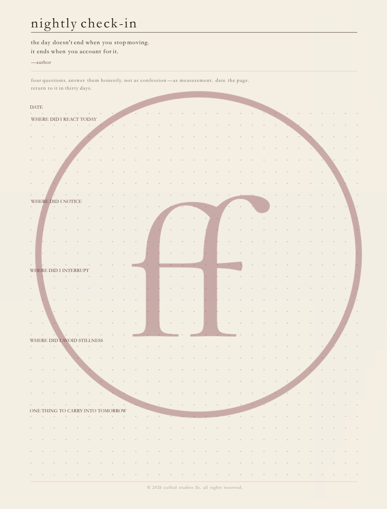 the earned worksheet bundle — all four printable companion worksheets to earned, featuring dot-grid writing surfaces and ladder framework tools. watermarked preview.